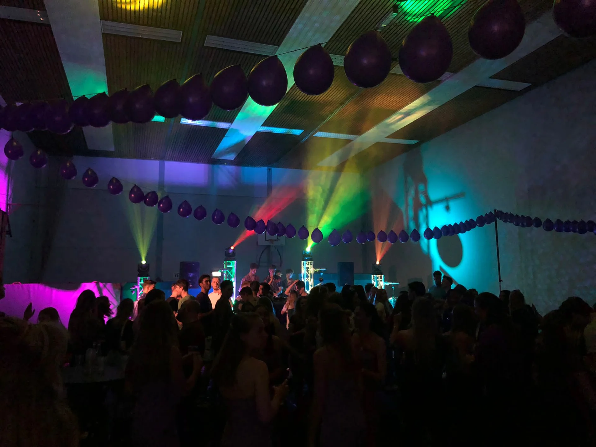 Professionele feestverlichting setup